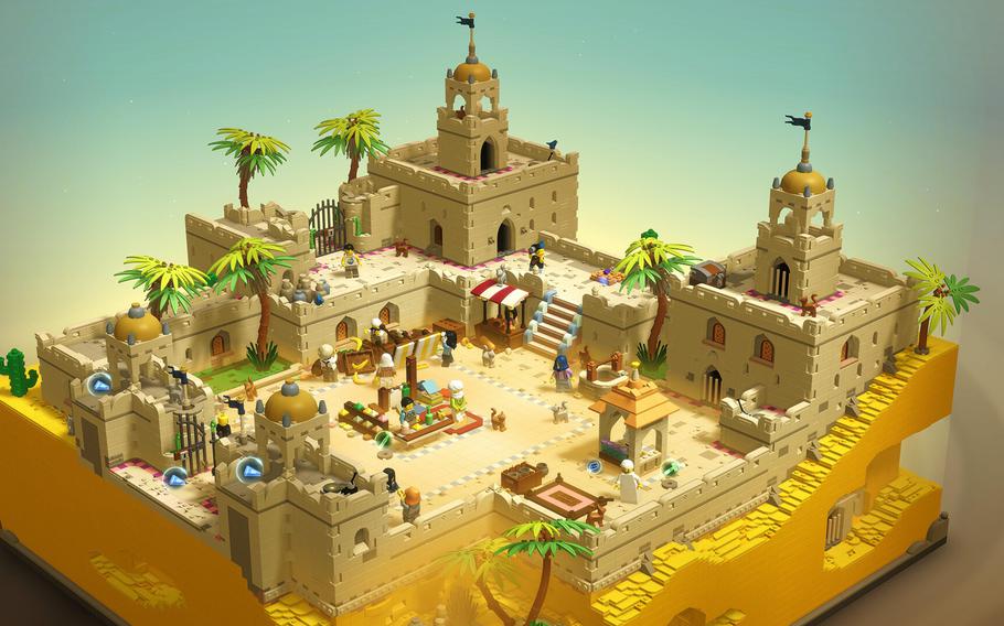 Lego Bricktales doesn’t ask players to become a minifigure and venture through block worlds, but rather, it lets them create a character and move it through intricate dioramas. 
