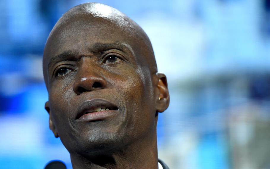 President of the Republic of Haiti H.E. Jovenel Moise speaks  during the Concordia Annual Summit at Grand Hyatt New York on Sept. 25, 2018, in New York City.