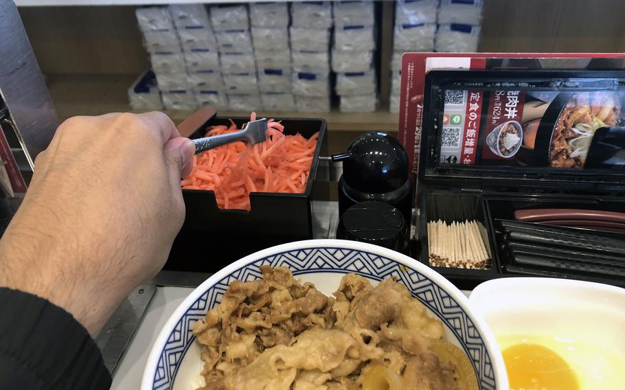 Two Japanese men were arrested recently after one of them ate pickled ginger from a communal pot using his own chopsticks.