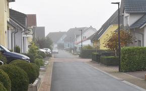 Americans and Germans live on this street in Weilerbach, a village about 10 minutes from Ramstein Air Base, Germany, that has parks, lots of shops and numerous trails. More American military families are applying to live on base in the face of rising utility prices in Germany this winter.