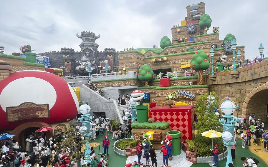 Super Nintendo World at Universal Studios Japan in Osaka can be a bit overwhelming. 