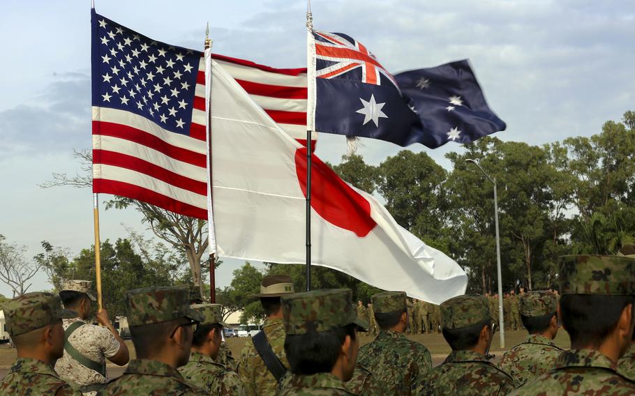 Marines hold 'major warfighting exercise' Down Under with Japan and  Australia | Stars and Stripes