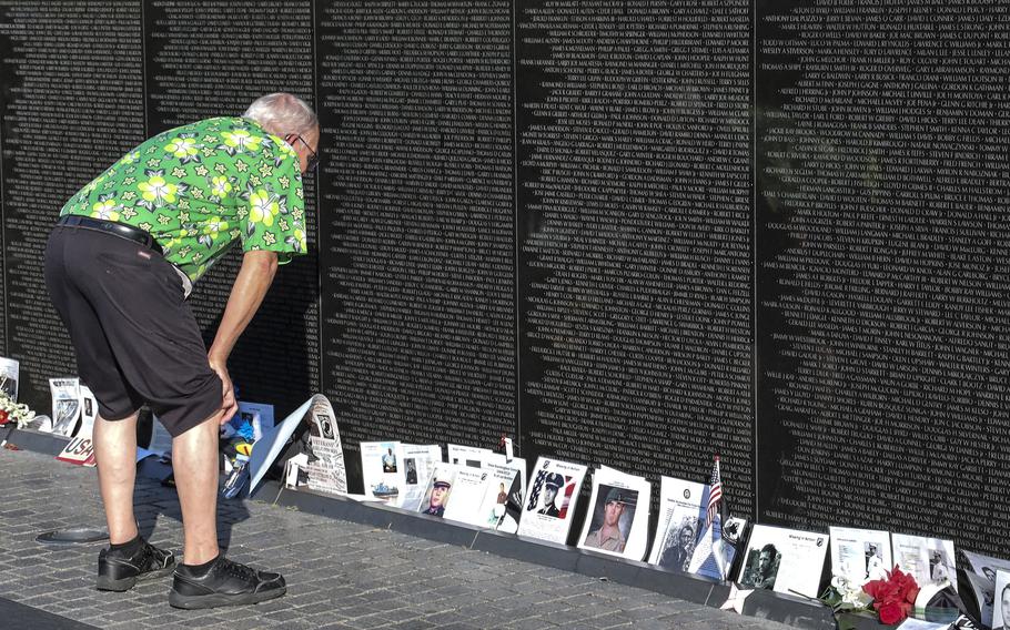 Memorial Day at the Vietnam Veterans Memorial in Washington, D.C., May 30, 2022.