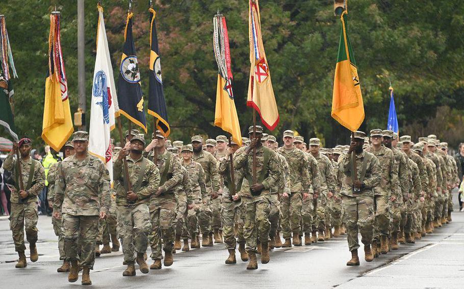 The 75th annual Veterans Day Parade in Birmingham, Ala., on Nov. 11, 2022.