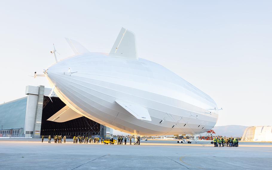 Pathfinder 1 during outdoor flight operations testing at Moffett Field, Mountain View, California, Nov. 8, 2023.
