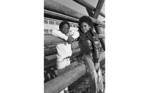 Frankfurt, Germany, Nov. 20, 1980: Derek Dixon, 9 (left) and J.T. Williams III pose on the playground at Frankfurt Elementary School. J.T., son of Spec. 4 William and Karen Carroll saved Derek's life by performing the Heimlich maneuver when he saw his friend choking at lunch. J.T., who is also 9-years-old, had seen how to perform the life-saving maneuver when their teacher Ms. Kathryn Willers' showed a movie on it to her fourth grade class at Frankfurt Elementery School No. 2. Derek is the son of Spec. 5 Anthony and Myrna Dixon.

Stars and Stripes celebrates the Month of the Military Child! Check out stories and drawings of dozens of "military brats" here.https://militarychild.stripes.com/

For J.T.'s and Derek's story - and more images of the duo, check here.

META TAGS: DODEA; DODDS; students; first aid; CPR; medical emergencies; Heimlich maneuver; military family; 
