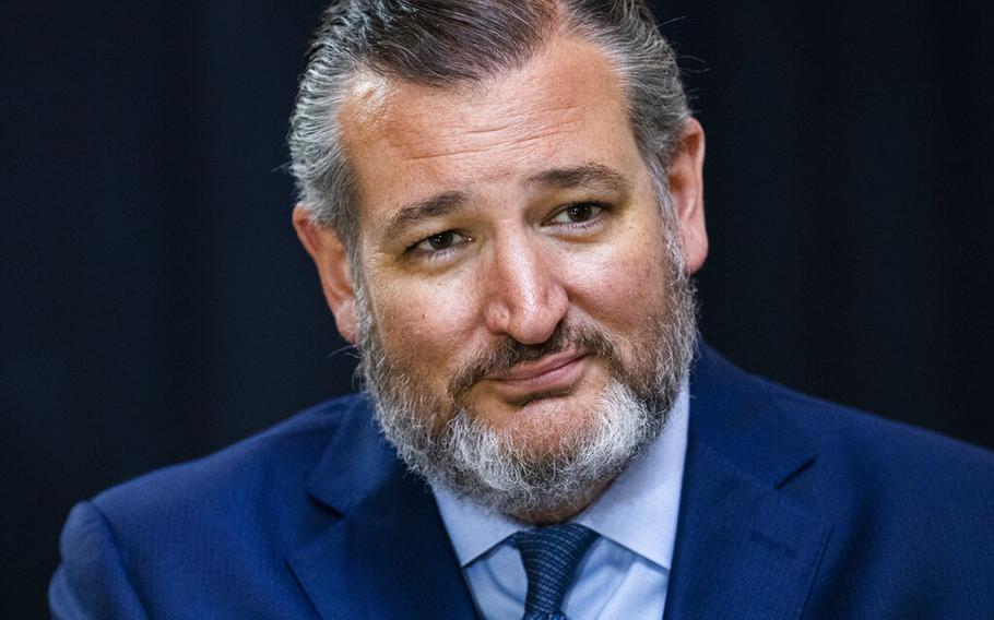 Sen. Ted Cruz, R-Texas, is seen in the U.S. Capitol on July 14, 2022, in Washington.