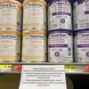 At Marine Corps Air Station Iwakuni, Japan, the commissary shelves were almost fully stocked with baby formula on Tuesday, May 17, 2022, but shoppers were limited to three per customer. 