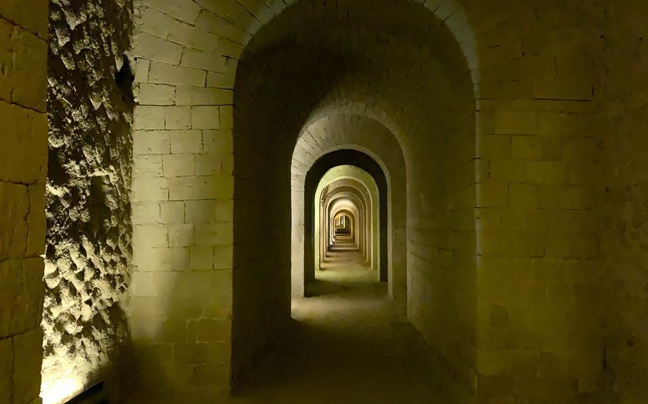 To see the Parco Archeologico del Pausilypon, visitors must traverse the Grotta di Seiano, a nearly 2,300-foot-long ancient Roman cave and tunnel built through the hill of Posillipo to connect Bagnoli with the Gaiola valley. During World War II, the tunnel was used by Bagnoli residents as an air raid shelter. 