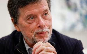 Documentary filmmaker Ken Burns talks with The Dallas Morning News before a speaking event on Dec. 4 in Dallas. 