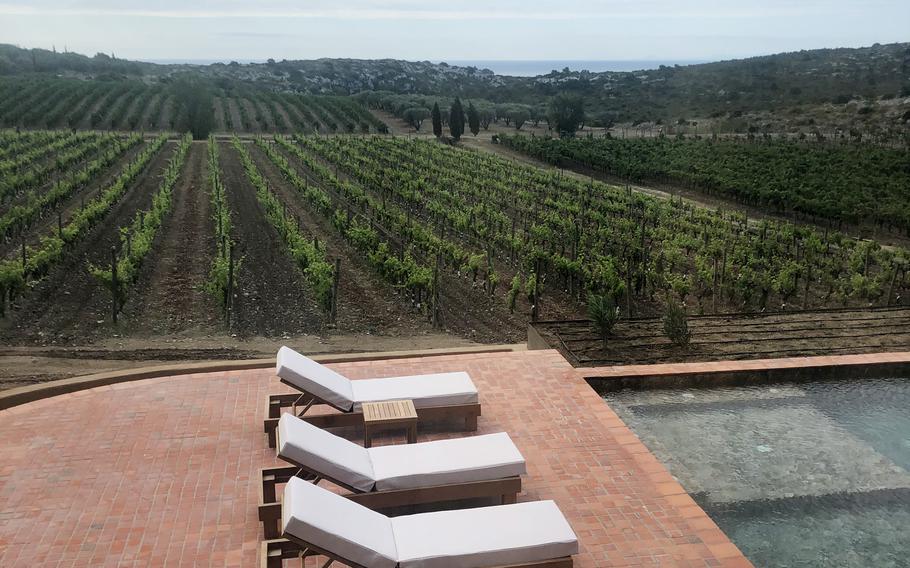 At Château l’Hospitalet, guests of the new Villa Soleilla suites can lounge around the private swimming pool set in the middle of the vineyards. 