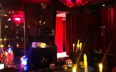 The Dracula-themed Vampire Cafe in Ginza, Tokyo, boasts a vampire wait staff and a chill atmosphere. 
