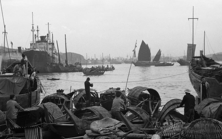 Film crew transforms Taipei: The Port of Keelung (now Keelung Harbor) was made to resemble Shanghai circa 1926 for filming of “The Sand Pebbles.” The film crew stayed on Taiwan from November 1965 through January 1966. 