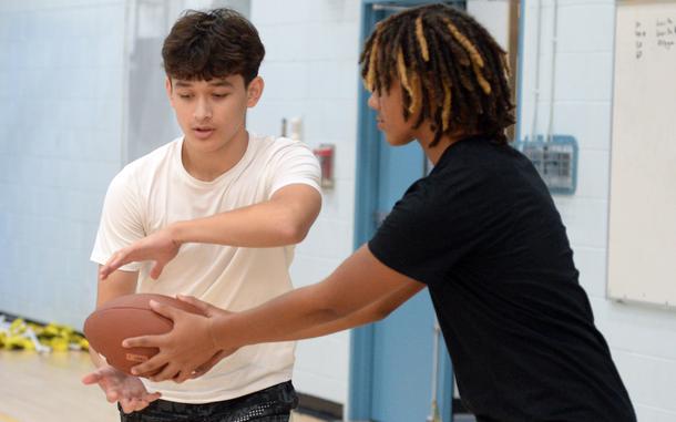 Osan freshmen Joseph Denofre and Jordin Chapman are young, but are not new to football.