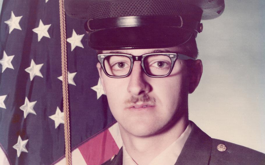 Army veteran Bill Meck in 1976. 
