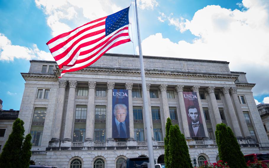 The Department of Agriculture building on the national mall.