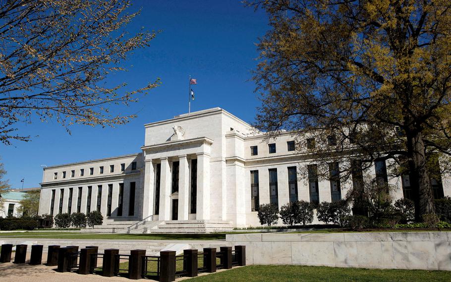 The Federal Reserve building in Washington.