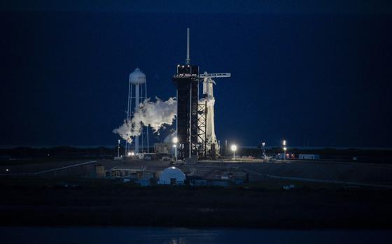 A SpaceX Falcon 9 rocket and Dragon spacecraft, carrying non-professional astronauts, launches from NASA's Kennedy Space Center launchpad 39A during the Inspiration4 mission in Merritt Island, Fla., on Sept. 15, 2021. 