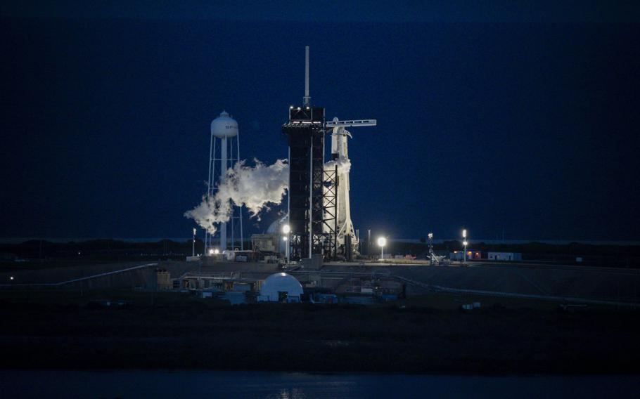 A SpaceX Falcon 9 rocket and Dragon spacecraft, carrying non-professional astronauts, launches from NASA's Kennedy Space Center launchpad 39A during the Inspiration4 mission in Merritt Island, Fla., on Sept. 15, 2021. 