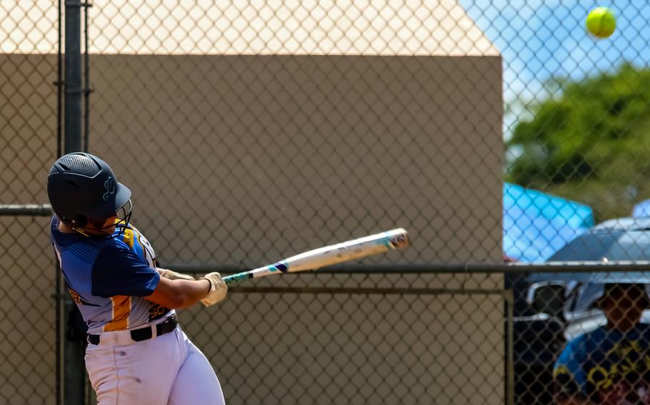 Freshman catcher Becca Rapier led Guam High's softball team with a .650 batting average.