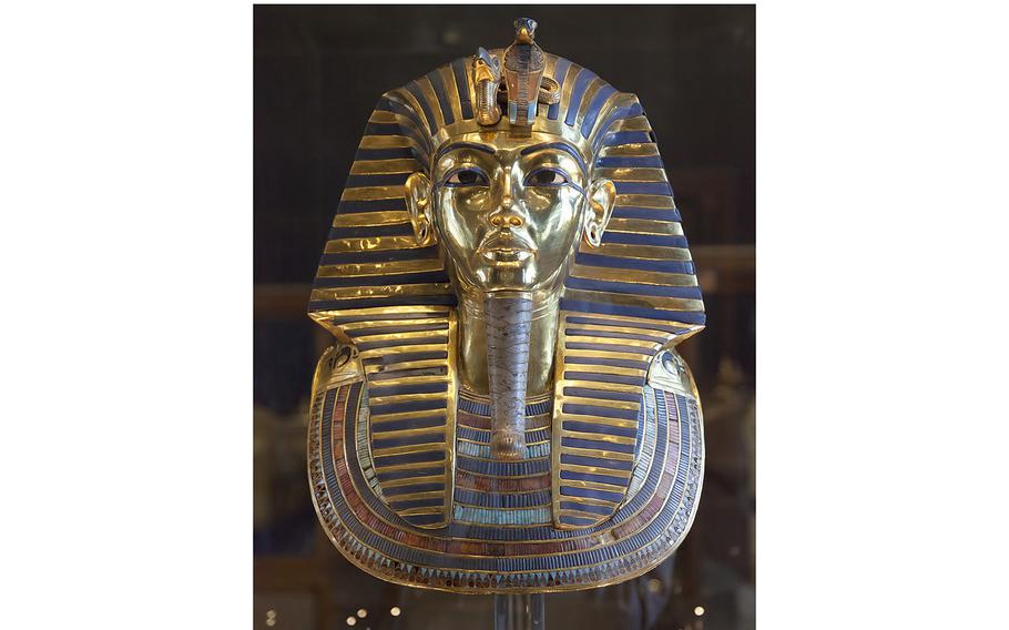 The funerary mask of Tutankhamun, 18th-dynasty Ancient Egyptian Pharaoh