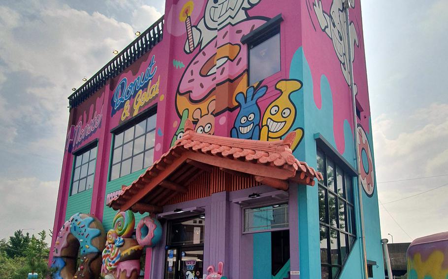 Monster Donut & Gelato is colorful spot to get your sweetness fix near Camp Humphreys and Osan Air Base in South Korea. 