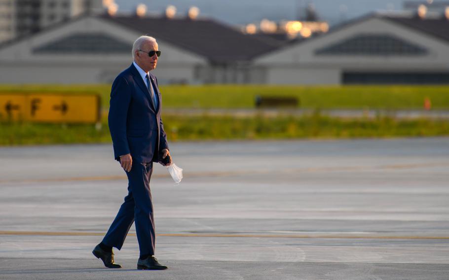 U.S. President Joseph R. Biden departed Yokota Air Base, Japan, May 24, 2022. During his first visit to Japan since being elected, he met with Japanese government officials in order to strengthen the U.S.-Japan alliance. 