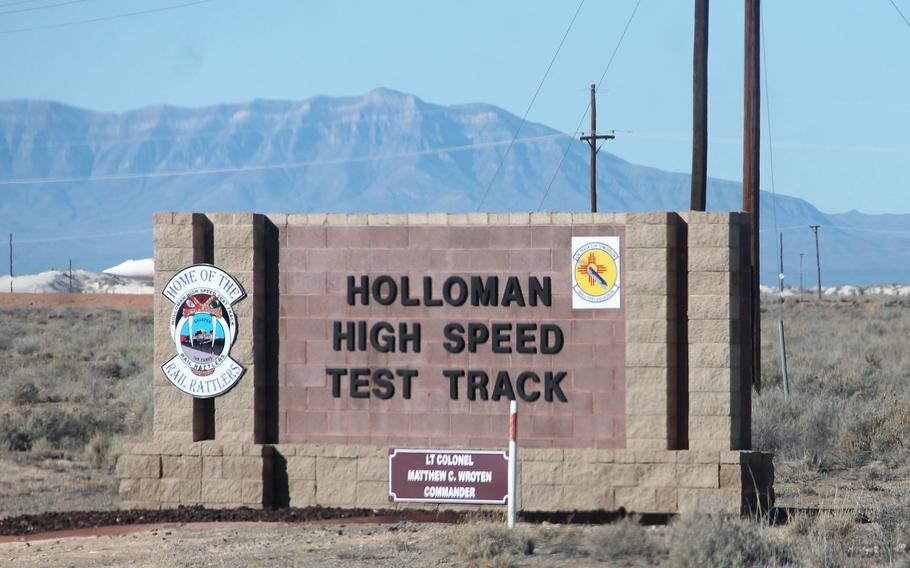 The Holloman Air Force Base High Speed Test Track. Included in the NDAA was $2 million in federal funds to expedite construction of a testing facility at Holloman to evaluate new radar detection technology.