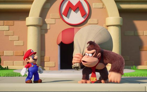 In Mario vs. Donkey Kong, Nintendo’s most popular hero takes on his old rival.