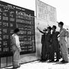 Hed: USAFE Air Weapons Meet, 1955

Wheelus Field, Libya, August, 1955: Pilots gather around the scoreboard during the first annual U.S. Air Forces in Europe gunnery meet. The event was run in three phases: Air-to-air and air-to-ground firing; special weapons; and rocket competition. Each team of six planes was allowed 5,000 pounds of logistic equipment and 25 supporting personnel.

Looking for Stars and Stripes’ coverage of overseas military life through the decades? Subscribe to Stars and Stripes’ historic newspaper archive! We have digitized our 1948-1999 European and Pacific editions, as well as several of our WWII editions and made them available online through https://starsandstripes.newspaperarchive.com/

META TAGS: military sports; North Africa; U.S. Air Force; USAFE Air Weapons Meet; 