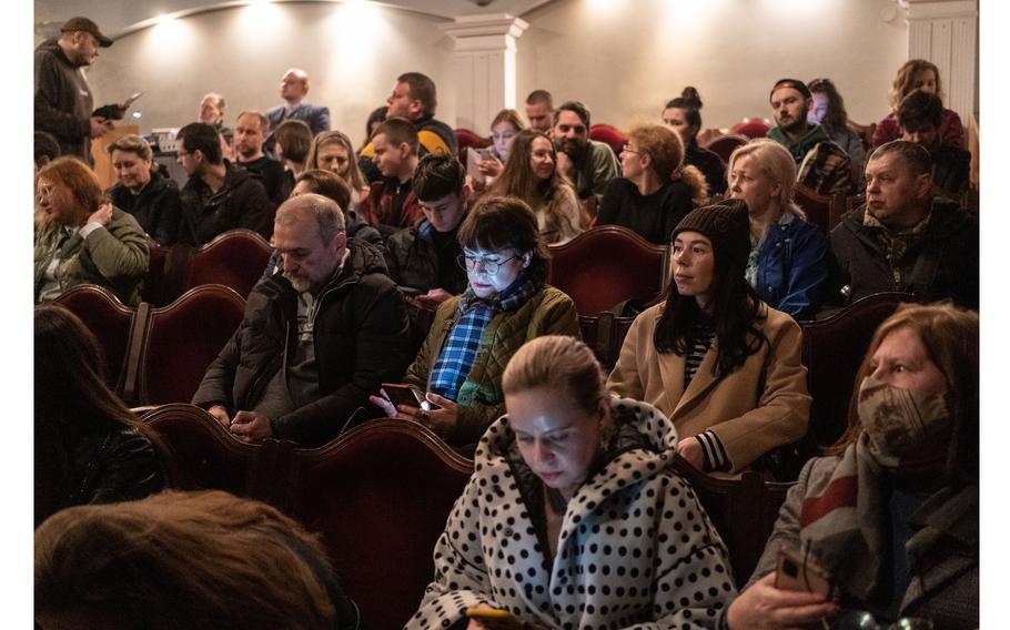 As Kyiv carefully reopens, Ukrainians await the start of a play inspired by the life of poet Lesya Ukrainka at the theater that bears her name. 