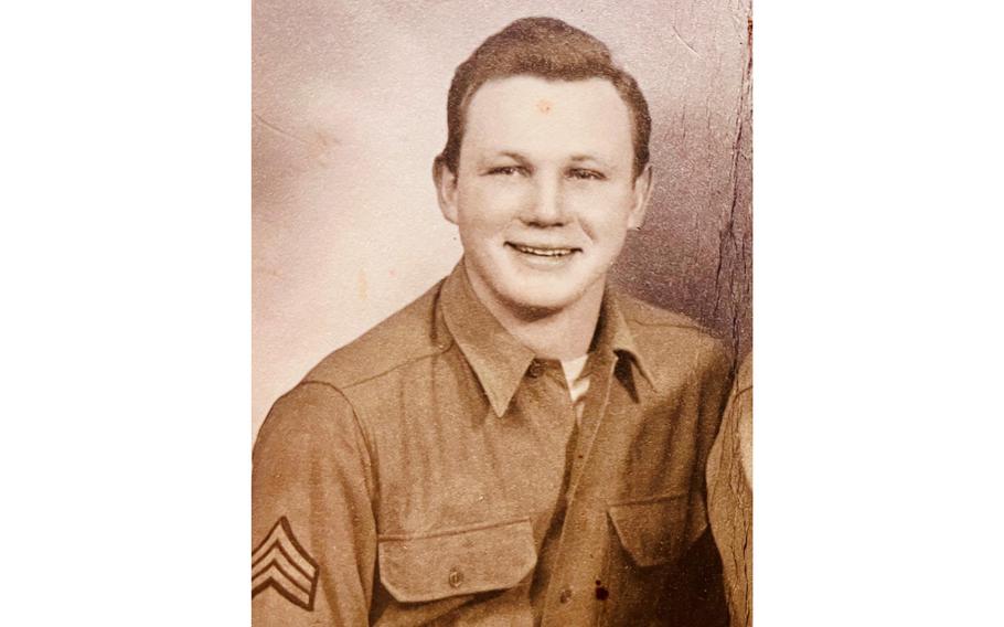 U.S. Army Sgt. John O. Herrick was just 19 when he was killed on June 6, 1944. Herrick was assigned to Company B, 149th Engineer Combat Battalion. He will receive a full military funeral on Nov. 11 — Veterans Day — at Maplewood Memorial Lawn Cemetery in Emporia, Kan.