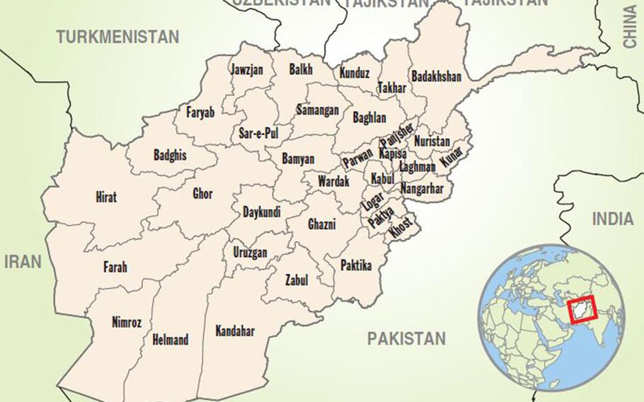 Map of Afghanistan