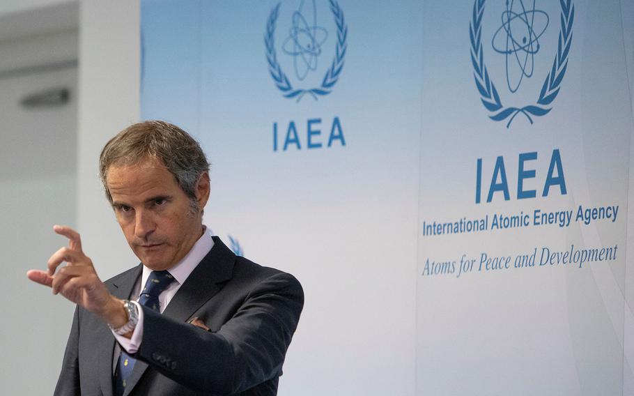 Director General of the International Atomic Energy Agency (IAEA) Rafael Mariano Grossi in Vienna on Sept. 13, 2021. 