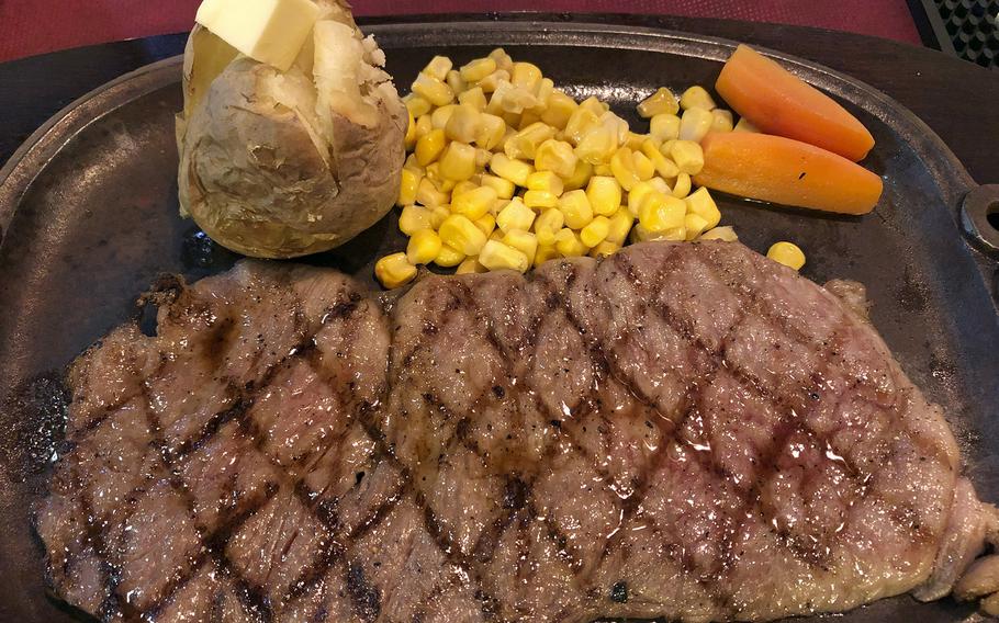 Kobe Steak House near Yokota Air Base, Japan, is known for its top-quality Kuroge Wagyu, beef from Japan’s world-renowned Black cattle. 