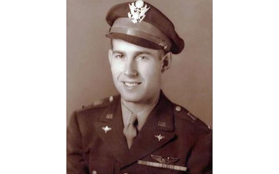This undated image provided by the U.S. Department of Defense, shows U.S. Army Air Forces 2nd Lt. Ernest N. Vienneau.