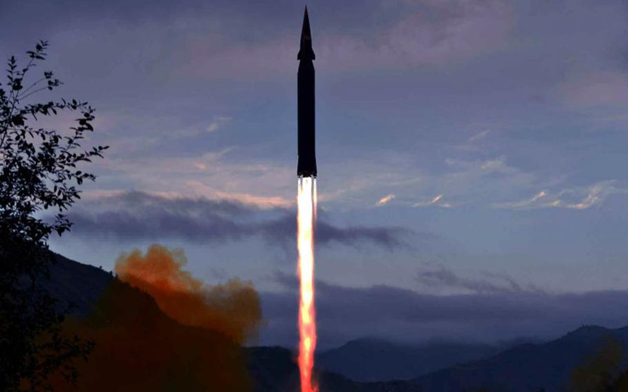 North Korea's state-run Korean Central News Agency reported Wednesday, Sept. 29, 2021, the country had successfully tested a new hypersonic missile.