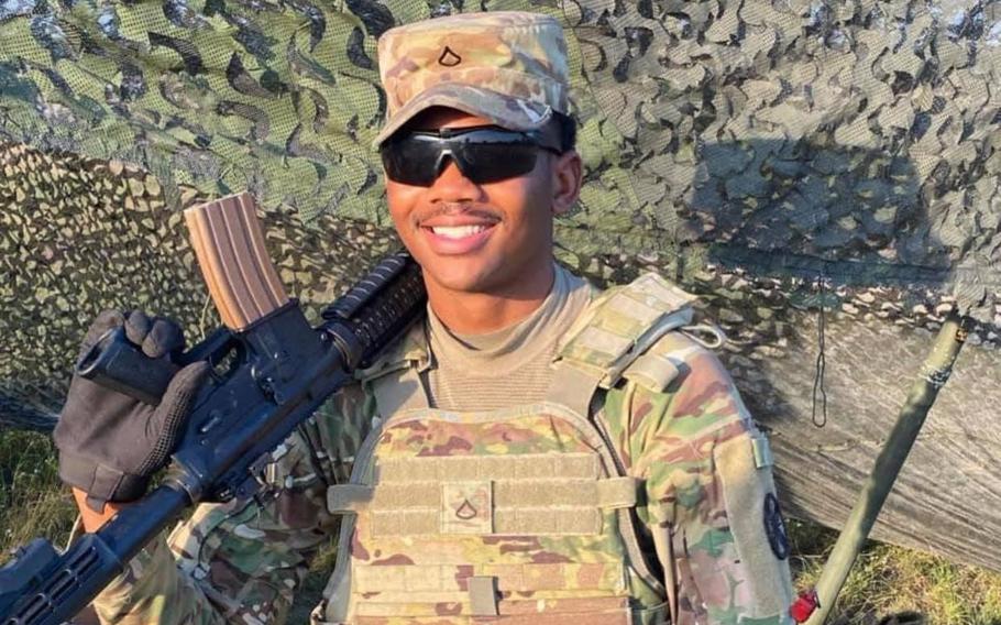 Pfc. Gregory Ellis, 21, drowned Saturday while swimming at Stillhouse Hollow Lake near Fort Hood, Texas. After in enlisting in 2019, Ellis arrived at Fort Hood in February 2020 and was assigned to the 13th Expeditionary Sustainment Command.