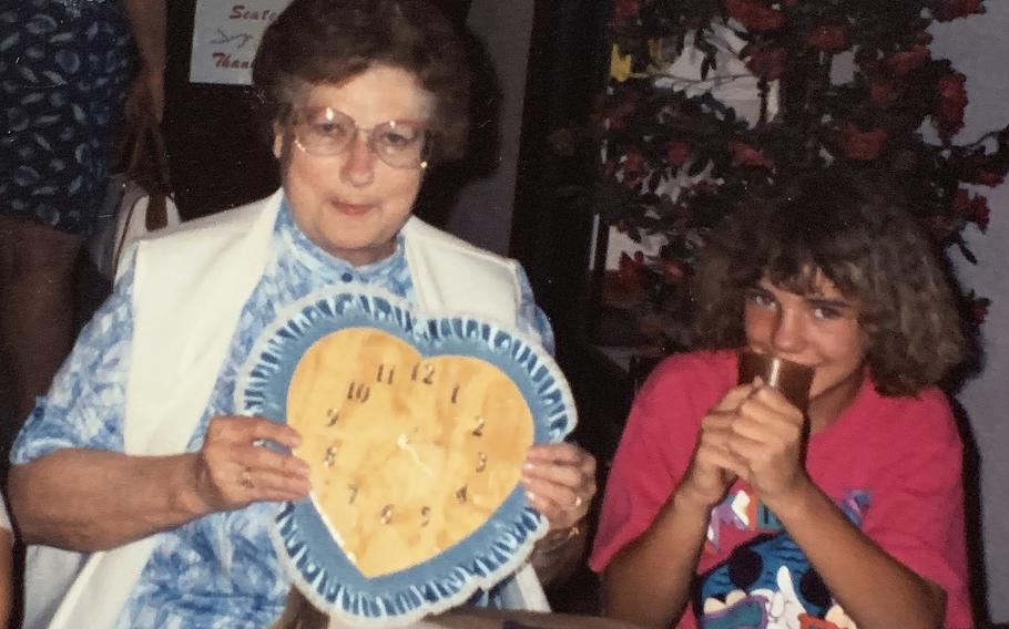 This undated image shows writer Tracee M. Herbaugh, right, with her grandmother. Herbaugh grew up on boxed foods made by her grandmother who raised her. 
