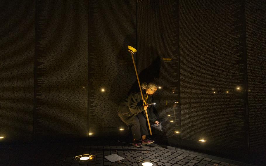 NewDay USA and other volunteers wash Vietnam Veterans Memorial ahead of Veterans Day, which is Nov. 11.