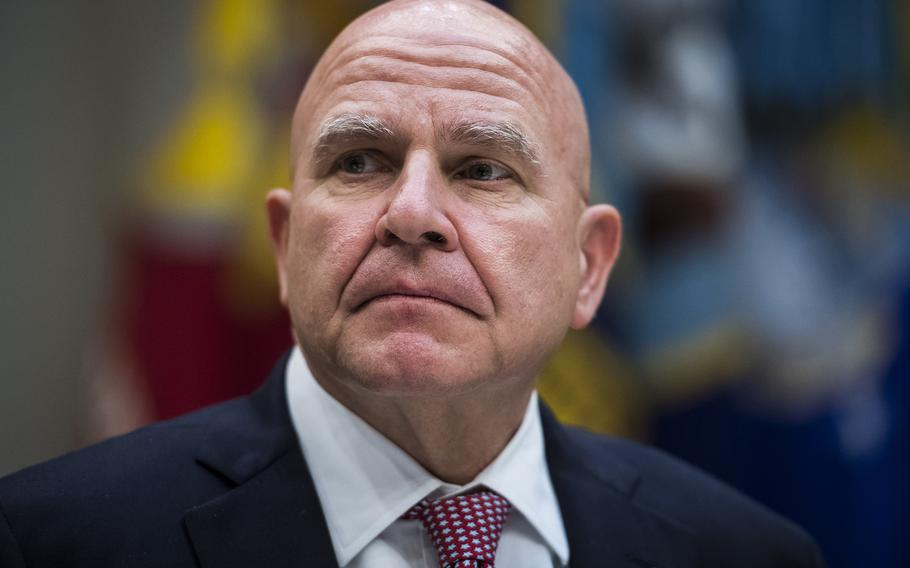 Then-National Security Adviser H.R. McMaster at the White House in July 2017.