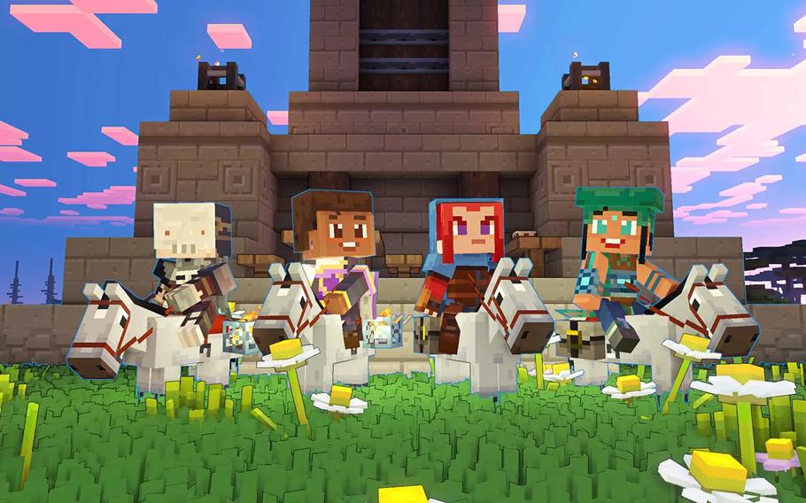 Players can tackle the campaign in a co-op mode in Minecraft Legends.