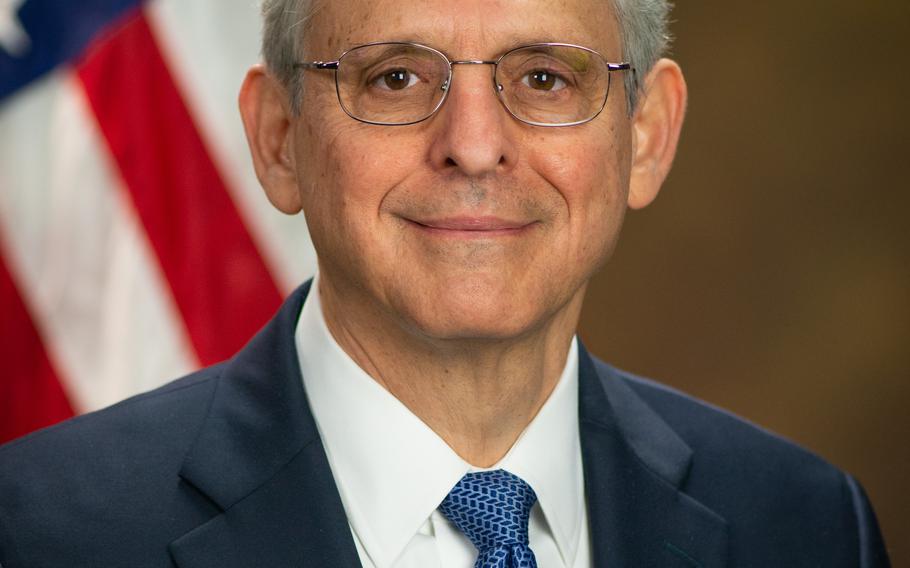 Official Portrait of 86th Attorney General Merrick Garland.