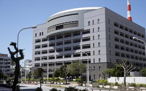 A police headquarters building in Okinawa.