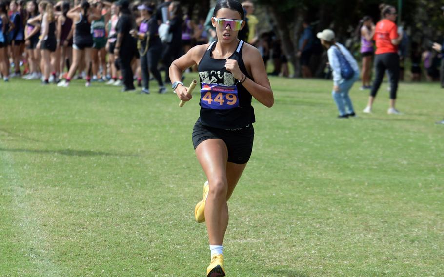 Cassandra Jarzabek runs.