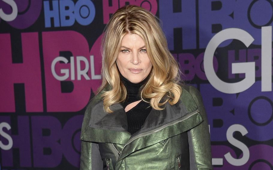 Kirstie Alley attends the premiere of HBO's "Girls" on Jan. 5, 2015, in New York.  Alley, a two-time Emmy winner who starred in the 1980s sitcom “Cheers” and the hit film “Look Who’s Talking,” has died. She was 71. Her death was announced Monday by her children on social media and confirmed by her manager. The post said their mother died of cancer that was recently diagnosed.