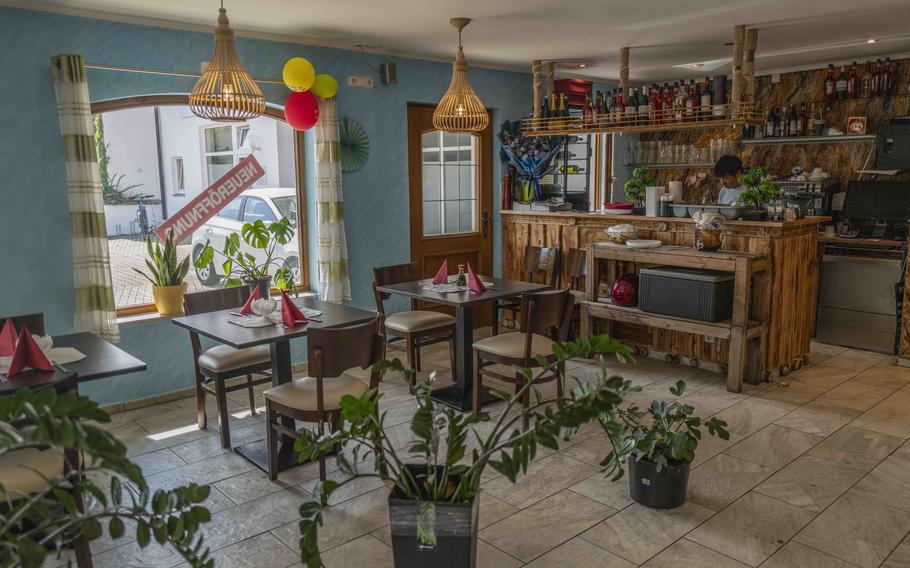 Bun Viet's interior provides a casual, comfortable atmosphere without frills. Its large outdoor terrace beckons visitors to take in the mountain views in the warm months.