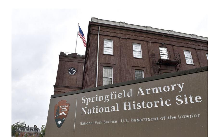 The Springfield Armory National Historic Site in Springfield, Mass., as seen on Sept. 25, 2023.
