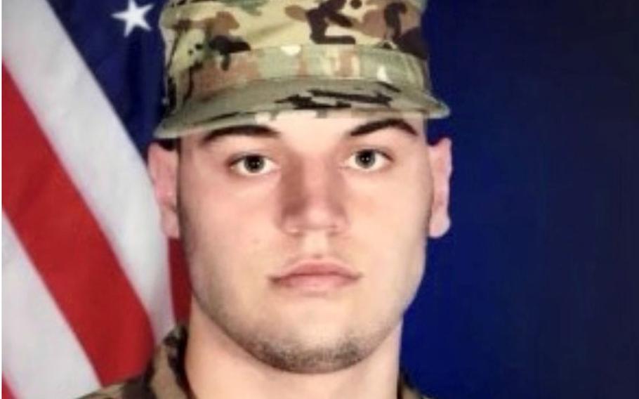 Pfc. Joseph Lepine, 21, served as a petroleum supply specialist with the 194th Division Sustainment Support Battalion, 2nd Infantry Division Sustainment Brigade.