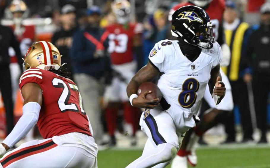 Baltimore Ravens quarterback Lamar Jackson has emerged as the NFL MVP favorite.